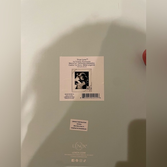 NEW Lenox True Love Picture Frame and flute set - Picture 3 of 7